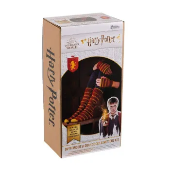 Kreativni set za pletenje sa iglama i vunicom Gryffindor čarape i rukavice HARRY POTTER 