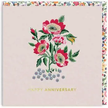 Čestitka HAPPY ANNIVERSARY WITH LOVE MINI SQUARE 