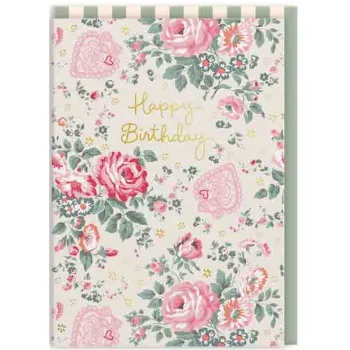 Čestitka HAPPY BIRTHDAY HACKNEY ROSE 