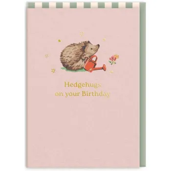 Čestitka HEDGEHUGS ON YOUR BIRTHDAY