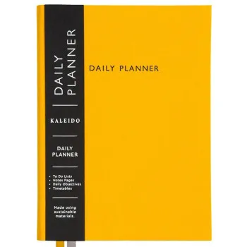 Nedatumirani planer A5 na linije YELLOW