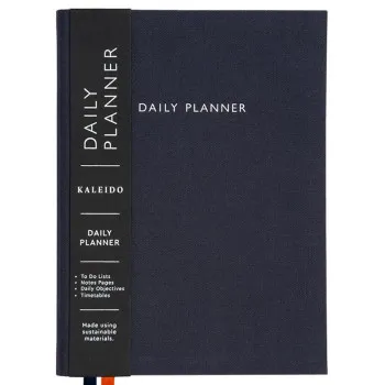 Nedatumirani planer A5 na linije OFF BLACK 
