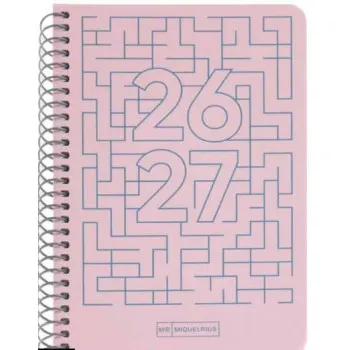 MIQUELRIUS datumirani planer 2027 pink 