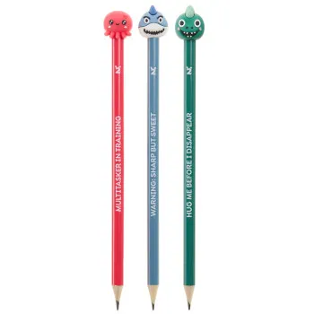 MIQUELRIUS set tri grafitne olovke OCEAN FRIENDS B2F