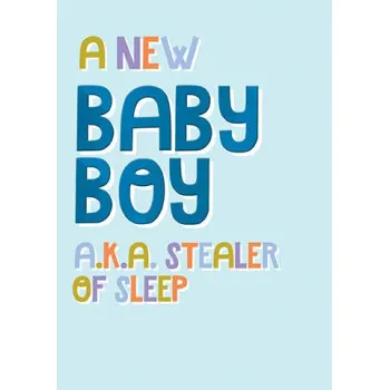 Čestitka za rođenje BABY BOY STEALER OF SLEEP 