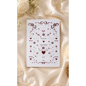 Victoria's Journals notes na linije A5 AMOUR beli 