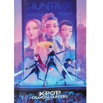 K-POP sveska A4 kvadrati DEMON HUNTERS