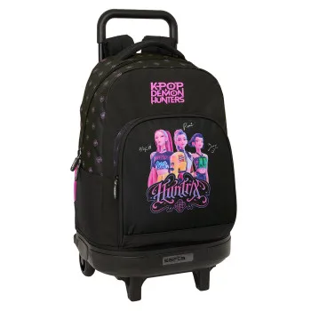 K-POP ranac sa kolicima DEMON HUNTERS crni