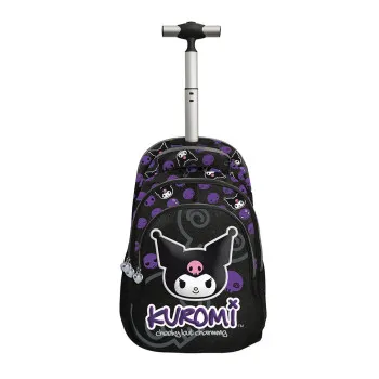 Ranac sa točkićima KUROMI crni