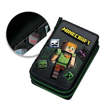 Dvodelna pernica puna MINECRAFT Alex 