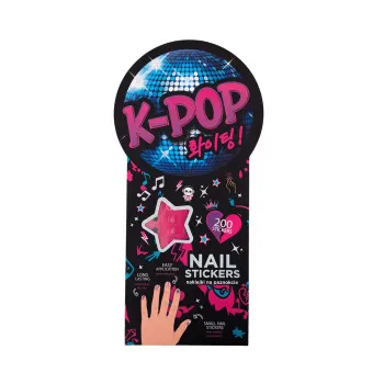 K- POP stikeri za nokte CRNI 