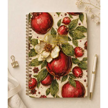 Notes A5 VICTORIA'S JOURNALS - POMEGRANATE BLOOM 80L