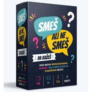 SMEŠ, ALI NE SMEŠ 