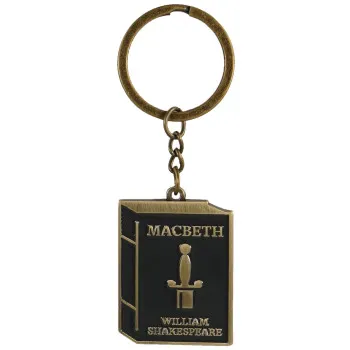 Metalni privezak za ključeve MACBETH