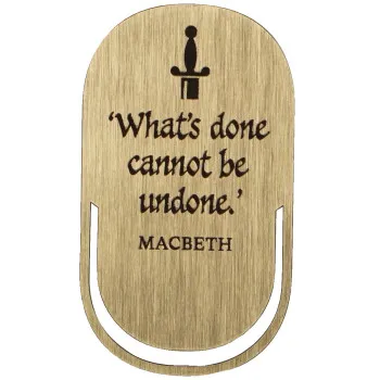 Metalni bookmarker MACBETH