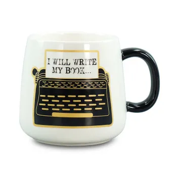 Ovalna šolja I WILL WRITE 370ml 
