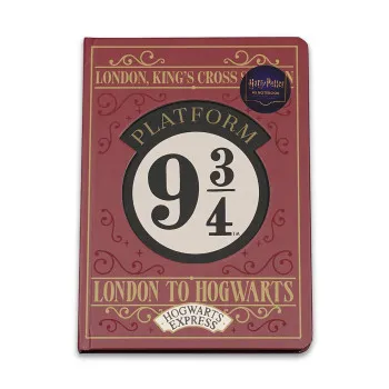 HARRY POTTER notes A5 PLATFORM 9 3/4