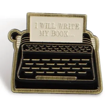 Metalni bedž I WILL WRITE