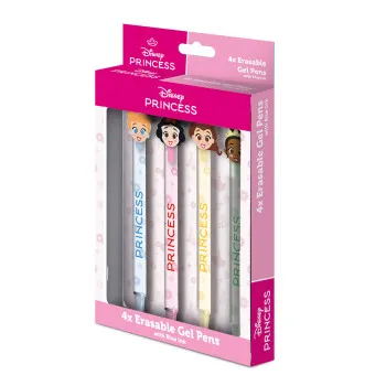DISNEY PRINCESS set 4 piši-briši olovke 