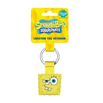SPONGE BOB privezak za ključeve sa delom za upisivanje adrese