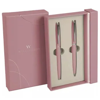 Set za pisanje 2/1 WELLINGTON - ROZE