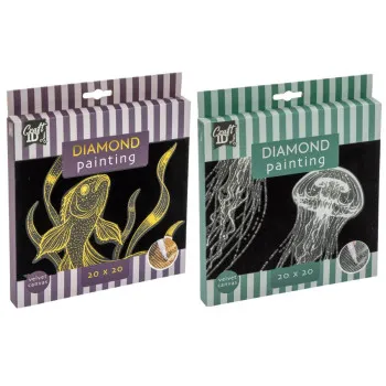 Kreativni set DIAMOND PAINTING -CRYSTAL (dve vrste)