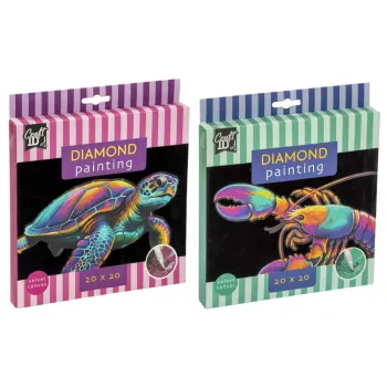 Kreativni set DIAMOND PAINTING VELVET dve vrste
