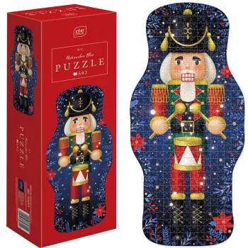 Puzzle 502 NOVA GODINA Krcko Oraščić - Plavi
