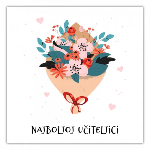 E-Gift kartica NAJBOLJOJ UČITELJICI 2000
