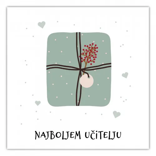 E-Gift kartica NAJBOLJEM UČITELJU 2000 