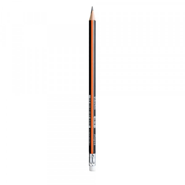 Grafitna olovka sa gumicom MAPED BLACK PEPS 2B 