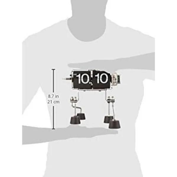 Retro stoni sat sa pokretnim brojevima 