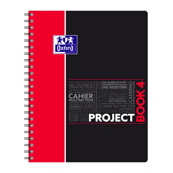 Sveska OXFORD STUDENT PROJECT BOOK na kvadratiće (više motiva) 