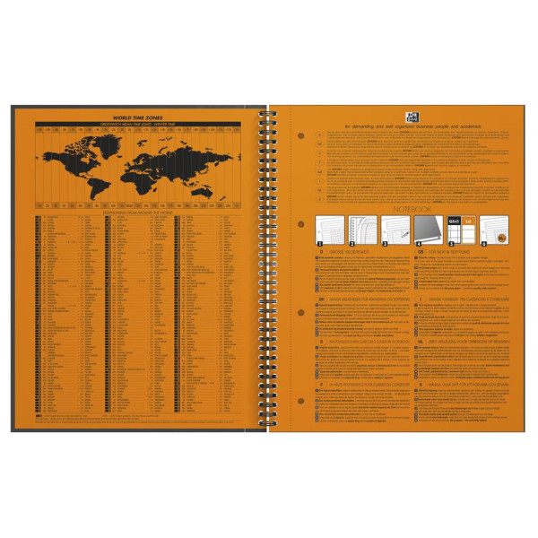 Sveska Oxford International Twin-Wire A4+ OXFORD kvadratići 