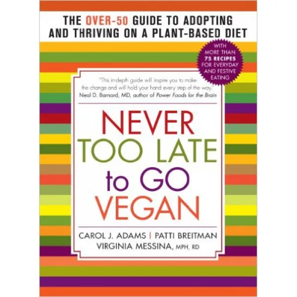 NEVER TOO LATE TO GO VEGAN 