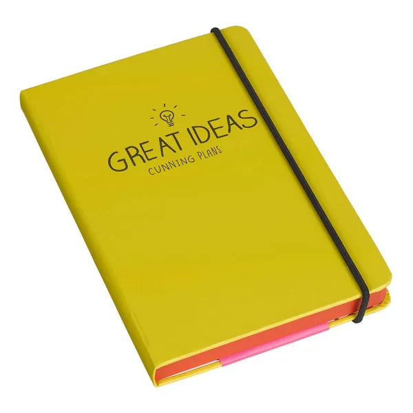 A6 GREAT IDEAS NOTBOK YELLOW 