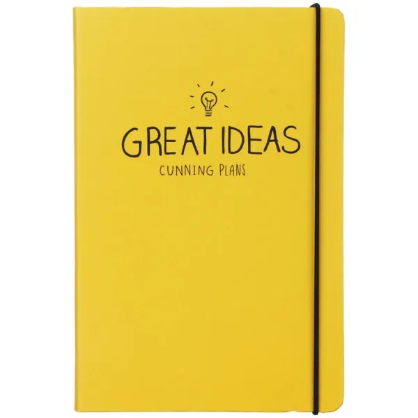 A5 GREAT IDEAS NOTEBOOK YELLOW 48201030 