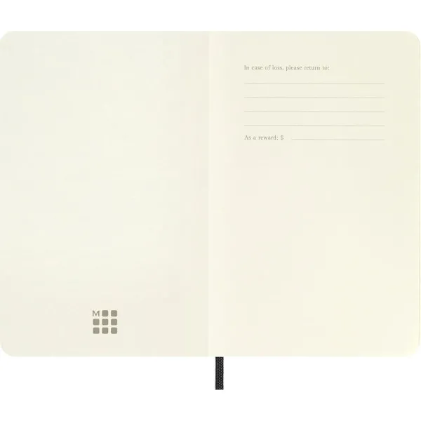 Notes 9x14cm MOLESKINE SOFT BLACK 192 praznih listova 
