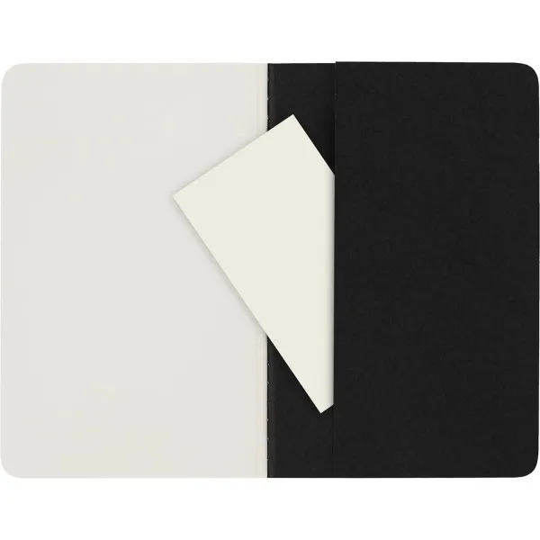 Set od 3 notesa 9x14cm MOLESKINE BLACK - 120 praznih listova 