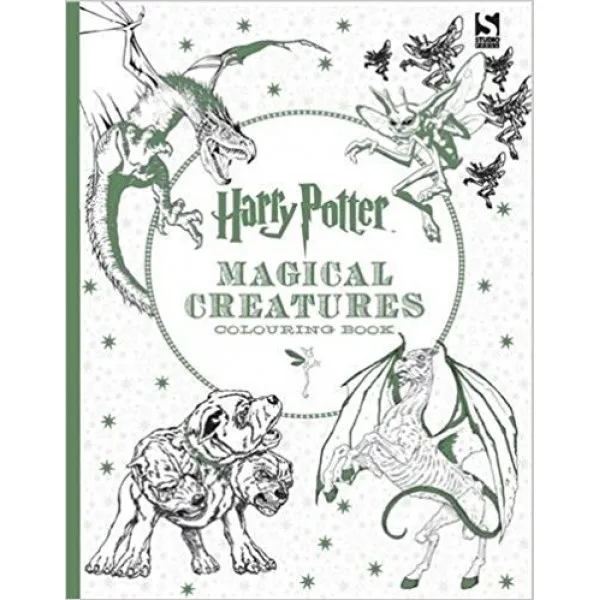 HARRY POTTER MAGICAL CREATURES COLOURING BOOK 