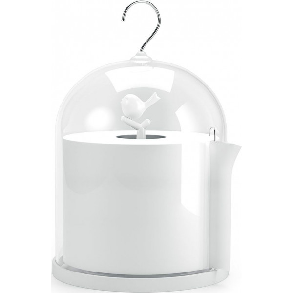 Držač za Papir TOILET TISSUE HOLDER BIRDIE WHITE 