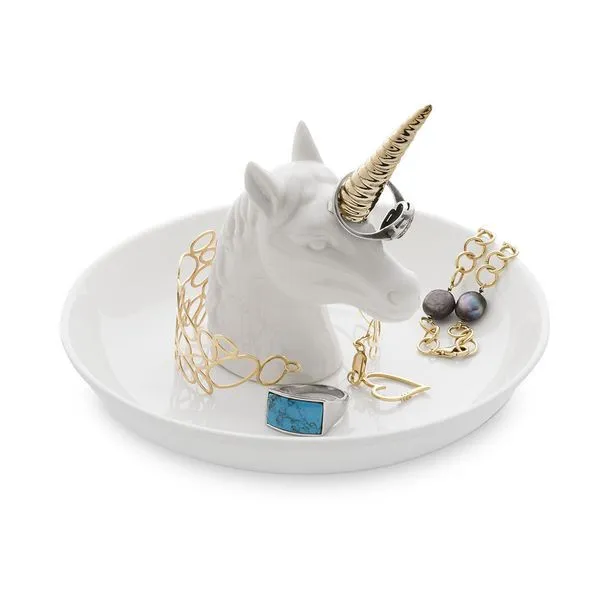 Stalak za Nakit RING HOLDER UNICORN XL WHITE CERAMIC 