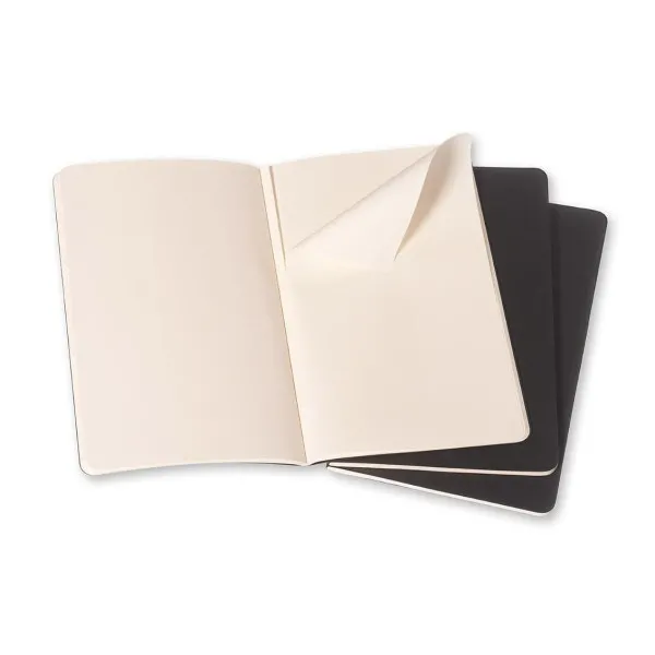 Set A5 notesa MOLESKINE BLACK - prazni listovi 