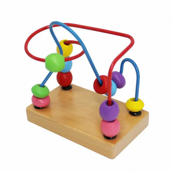 Drvena igračka PINO Lavirint sa perlicama 