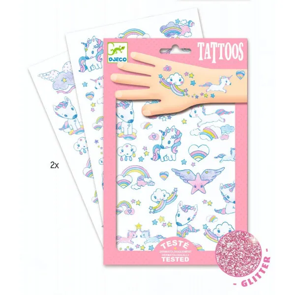 DJECO Tetovaže : UNICORNS 
