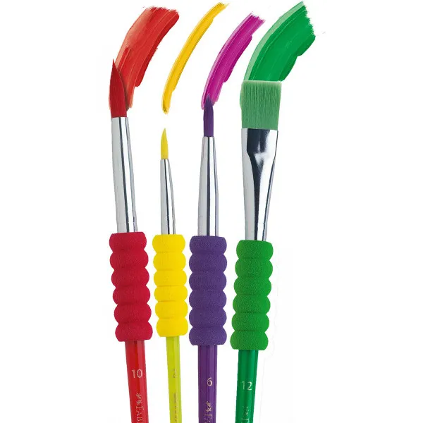FABER CASTEL četkice SOFT GRIP SET 1/4 