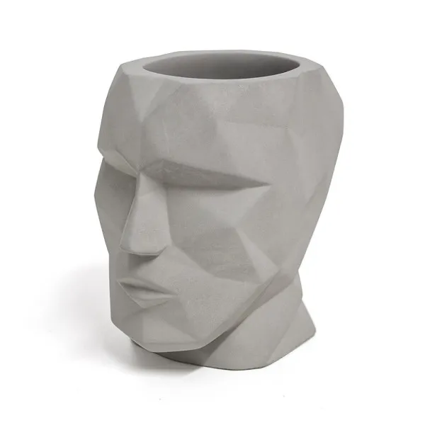 Posuda na olovke THE HEAD - GRAY CIMENT 