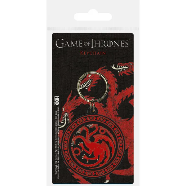 Privezak za ključeve GAME OF THRONES Fire and blood, Targaryen 
