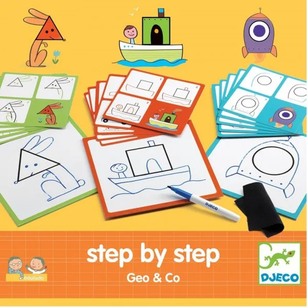 STEP BY STEP Kreativni set Geo & Co 