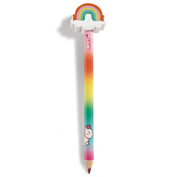 Drvena olovka sa jezgrom u duginim bojama THEODOR rainbow 